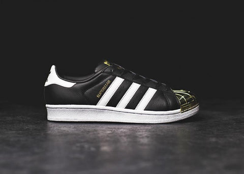 ADIDAS - Women - W Superstar - Black/Gold/White