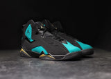 JORDAN - Girl - GS True Flight - Black/Rio Teal/Gold
