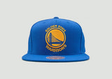 MITCHELL & NESS - Accessories - Warriors Solid Snapback - BLU/YLW