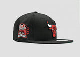 NEW ERA - Men - Bulls Custom Snapback - Black/Red