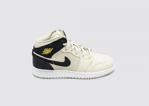 JORDAN - Boy - GS Air Jordan 1 Mid - Light Bone