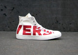 CONVERSE - Men - All Star High - Print - Cream/Red