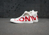 CONVERSE - Men - All Star High - Print - Cream/Red