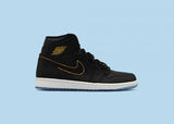 JORDAN - Men - Retro 1 Retro High - Black/Gold/White