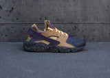 NIKE - Men - Air Huarache Run Premium - Black/Brown/Purple