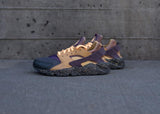 NIKE - Men - Air Huarache Run Premium - Black/Brown/Purple
