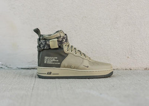 NIKE - Men - SF Air Force 1 Mid - Olive/Khaki Camo